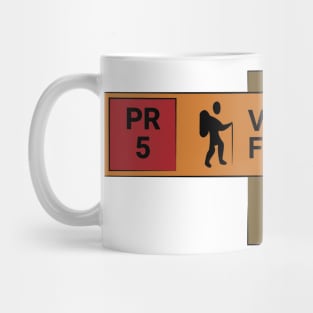 Madeira Island PR5 VEREDA DAS FUNDURAS wooden sign Mug